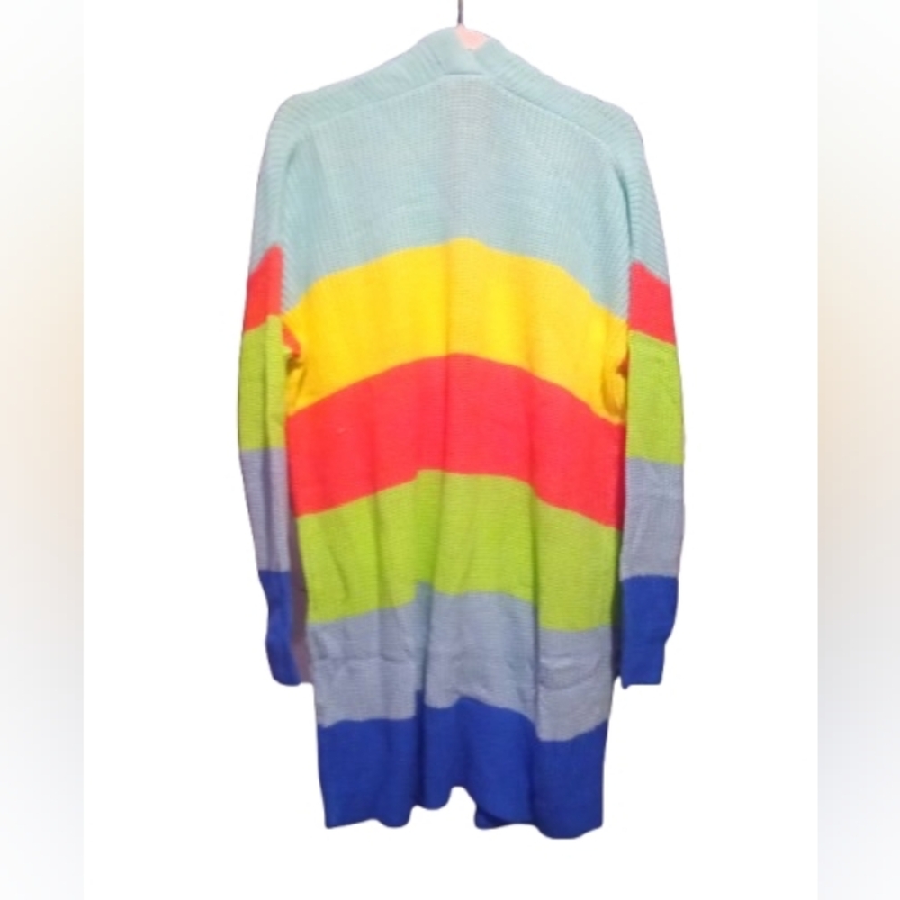 Shien Colorblock Knot Cardigan - Picture 2 of 3